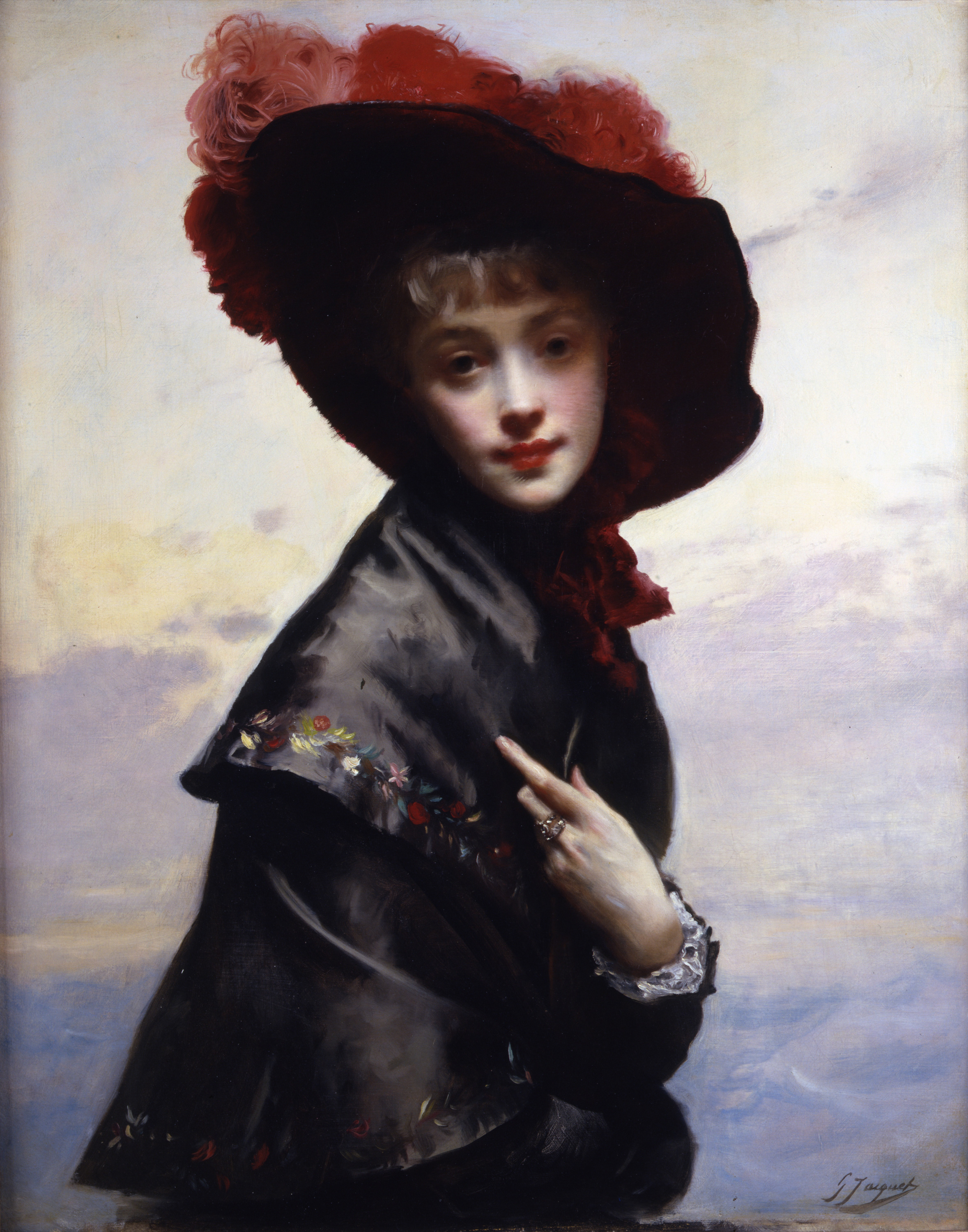 Известные портреты в живописи. Gustave Jean Jacquet ( 1846-1909) художник.